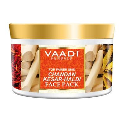 Vaadi Herbals Face Pack - Chandan Kesar-Haldi 600 gm - Masks & Peels
