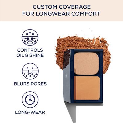Chambor Studio Pro 2-In-1 Powder Foundation, Dual-Use Wet & Dry, Long-Lasting Matte Finish, N 103 15 gm - Foundation