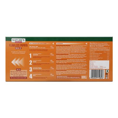 Nature's Essence Flawless Papaya Facial Kit 60 gm - Facial Kits