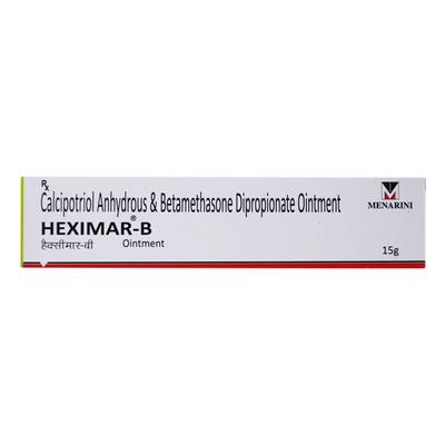 Heximar B Ointment 15gm - Psoriasis/Seborrhea/Ichthyosis-Pso