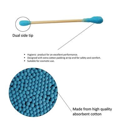Majestique Ear Cleaner Buds Cotton Swab Stick 1000 Tips- Spiral/Round Head No Plastic Packaging, 100% Biodegradable 1's - Cotton Buds & Balls