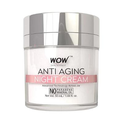 WOW Skin Science Anti Aging Night Cream- Anti wrinkles and Fine lines 45 ml - Night Cream