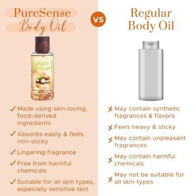 PureSense Macadamia Deep Moisturising Body Oil 100 ml - Essential Oils