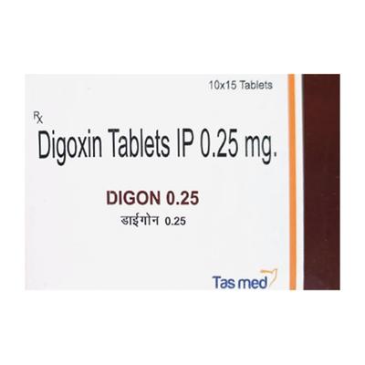 DIGON 0.25 Tablet 15's - Heart Failure-Car
