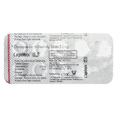 CNPINEX 2.5 Tablet 10's - Schizophrenia-Aps