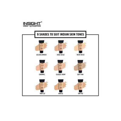 Insight Cosmetics Stay Matte Liquid Foundation -Caramel 30 ml - Foundation