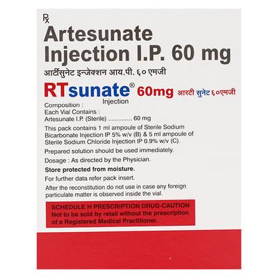 RTSUNATE 60 Injection 1's - Malarial