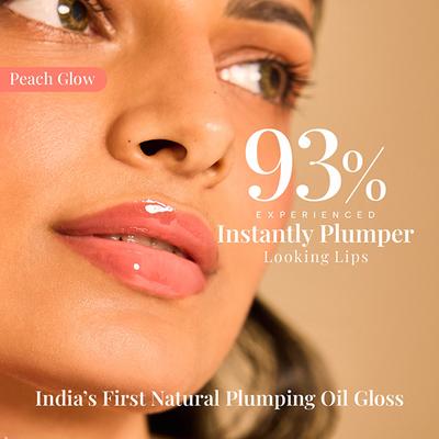 RAS Luxury Skincare Super Plump Lip Oil Gloss - Peach Glow 9 ml - Lip Glosses