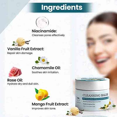 The Natural Wash Cleansing Balm 100 gm - Make Up Removers