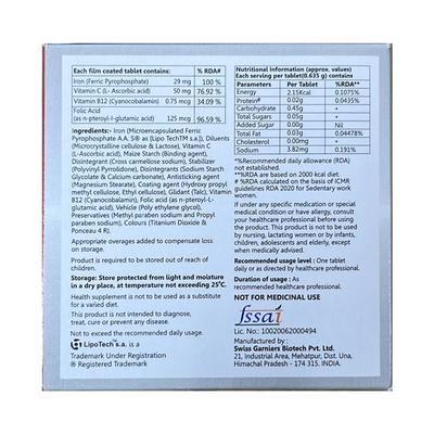 IRONSHINE GLUTEN FREE Tablet 15's - Anaemia-VMA