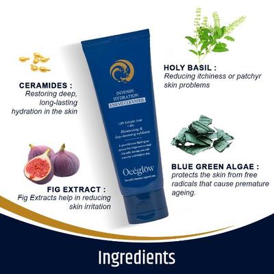 Oceglow Intense Hydration Face Wash For Women, Provide Deep Cleanses & Prevent Acne for All Skin Types 75 ml - Face Wash & Cleansers