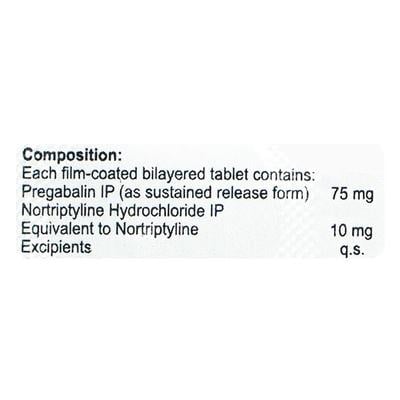NERVOTOP Tablet 10's - Neuropathic Pain-Dru