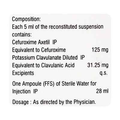 C FURO CV Dry Syrup 30ml - Bacterial Infections-Cep