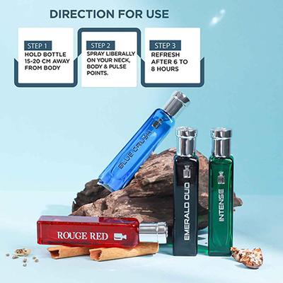 Lyla Blanc Urban Scent Luxury Perfume Gift Set for Men 60 ml - Men Perfumes (Edt/Edp)