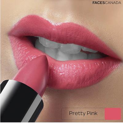 Faces Canada Weightless Creme Finish Lipstick Pretty Pink 07 4 Gm - Lipsticks