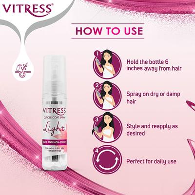 Vitress Cuticle Coat Light Hair Serum Spray 50 ml - Hair Serums