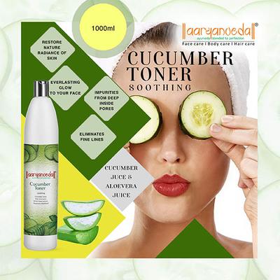 Aryanveda Cucumber Face Toner for Glowing Skin For Men & Women 1000 ml - Toners