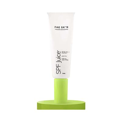 FAE Beauty SPF Juice SPF 50 PA ++++ Broad Spectrum Protect Any S x for All Skin Types 50ml - Face Sunscreen