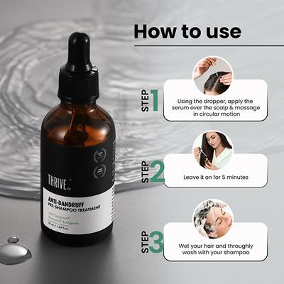 ThriveCo Anti - Dandruff Pre - Shampoo Treatment Lotion 50 ml - Hair Serums