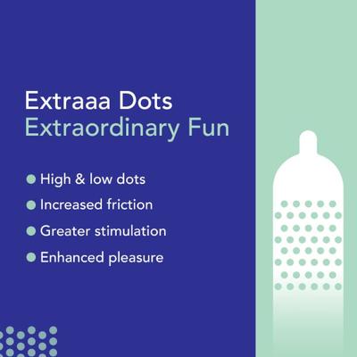 Bleu High Grade Natural Latex Dotted Condoms (Pack of 6 X 8's) - Plain/Flavoured Condoms