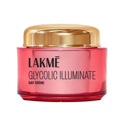 Lakme Glycolic Illuminate Day Cream with Glycolic Acid for Radiant and Even Tone Skin 50 gm - Face Moisturizers