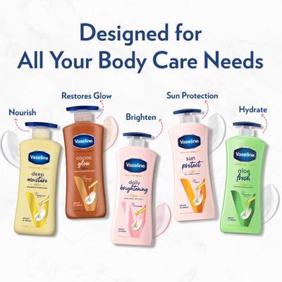 Vaseline Intensive Care Cocoa Glow With Pure Cocoa & Shea Butter Body Lotion 600ml - Lotions & Creams