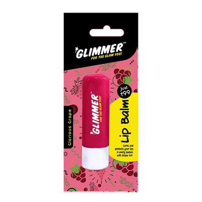 GLIMMER LIP BALM GRAPES 4.5 gm - Lip Balms