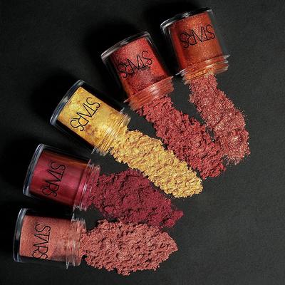 Star's Cosmetics Eyeshadow Pigment Powder For All Skin Types, Shiny Finish (No.16 Sparkling Silver) 4 gm - Eye Shadow Palettes