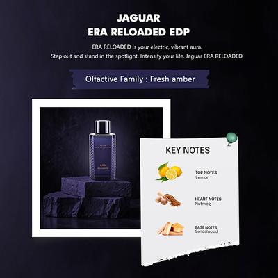Jaguar Era Reloaded Eau De Parfum 100 ml - Men Perfumes (Edt/Edp)