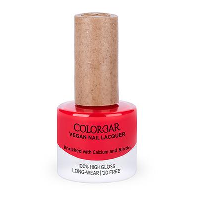 Colorbar Vegan Nail Lacquer Red Romance-007 - Nail Polish