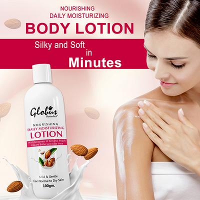 Globus Naturals Glow and Go Body Care Combo Daily Moisturizing Lotion and Detan Cream 200 gm - Creams, Lotions & Oils