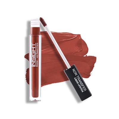 INSIGHT COSMETICS NON TRANSFER LIQUID LIPSTICK (LG-39) - DARK CHOCOLATE 6 ml - Liquid Lipsticks