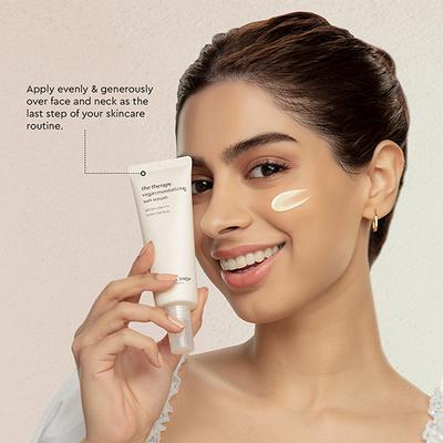 The Face Shop The Therapy Vegan Moisturizing Sun Serum SPF 50+/PA++++ 50ml - Face Sunscreen