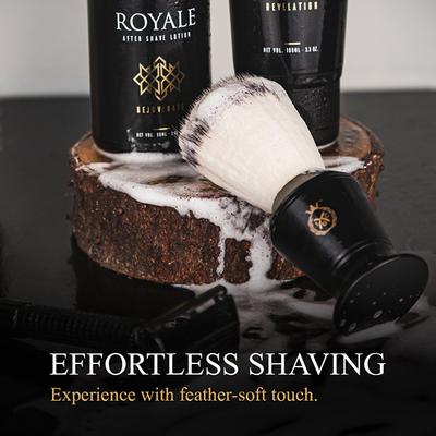 India Grooming Club Royale Matte Black Shaving Brush 1's - Shaving Brushes