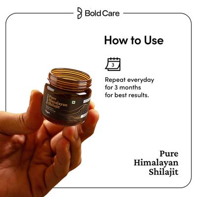 Bold Care Pure Himalayan Shilajit 10 gm - Other Supplements