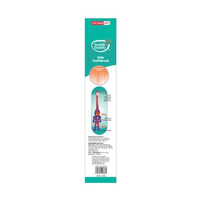 Buddsbuddy Tom Kids Toothbrush - Multi Color (Pack of 6's) - Baby Oral Care