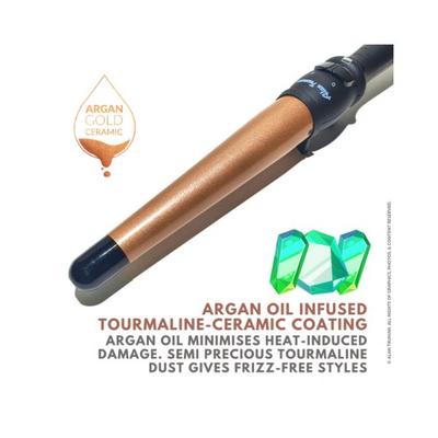 Alan Truman Argan Gold Wand Medium (25-13Mm) 1's - Rollers & Curlers