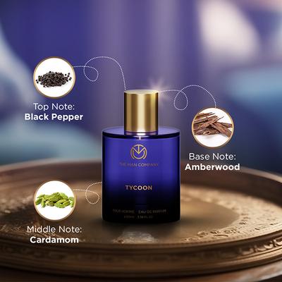 The Man Company Tycoon Long-Lasting Fragrance Eau De Parfum 100 ml - Men Perfumes (Edt/Edp)