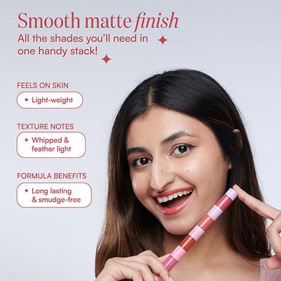 Gush Beauty Super Stack - In The Nude 4-In-1 Liquid Lipstick 8.4 ml - Liquid Lipsticks