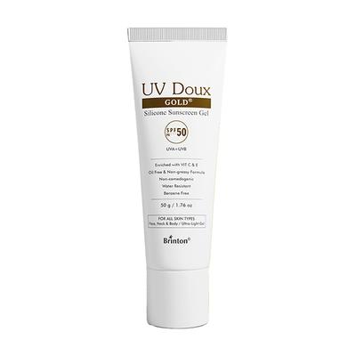 UV Doux Gold SPF PA +++ 50 Silicone Sunscreen Gel 50gm - Body Sunscreen