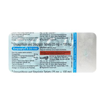 EMPAGLYN S 25/100 Tablet 10's - Diabetes-Ant