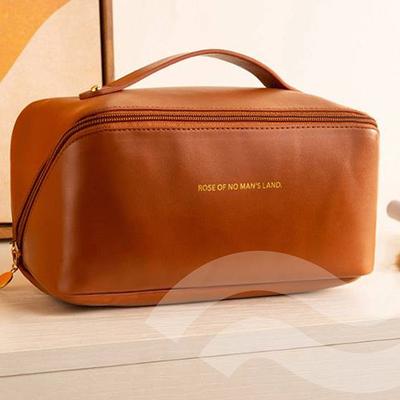 Gubb Makeup Organiser Bag Brown 270 gm - Makeup Bags & Cases