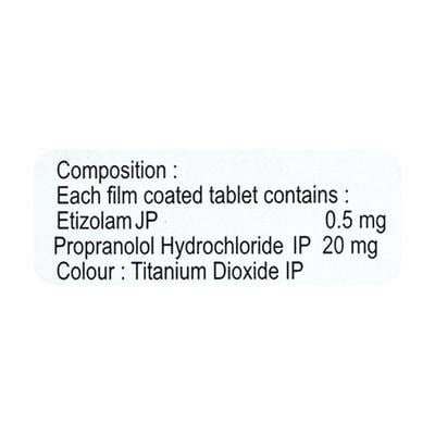 Solopose Beta 0.5mg Tablet 10'S - Anxiety-Anx