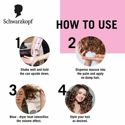 Schwarzkopf Locken Mousse 150 ml - Clays & Mousses