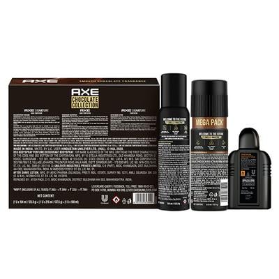 Axe Chocolate Collection Gift For Men - Perfume, Bodyspray, Aftershave 469 ml - Pre & Post Shaves