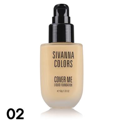 Sivanna Colors Cover Me Liquid Foundation - HF6016 02 50 gm - Foundation