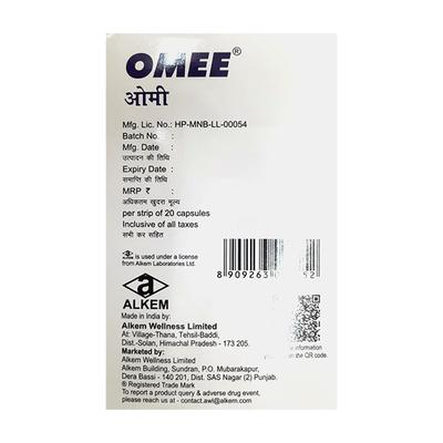 Omee 20mg Capsule 20'S - Ulcer/Reflux/Flatulence-Aaa