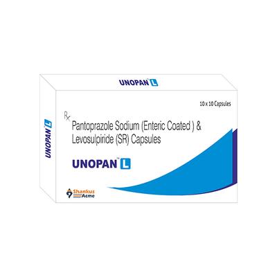 UNOPAN L Capsule 10's - Ulcer/Reflux/Flatulence-GIT