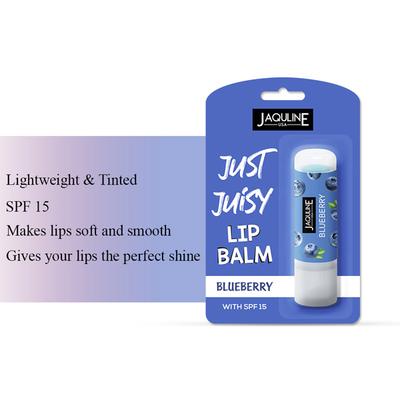 Jaquline USA Just Juisy Lipbalm Blueberry 4.5 gm - Lip Balms