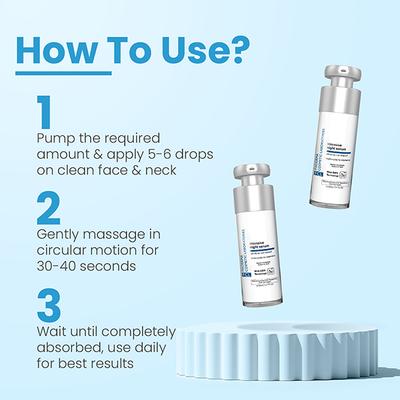 Fixderma FCL Intensive Night Serum Anti Aging Night Face Serum Anti Wrinkle Face Serum 30 ml - Face Serum